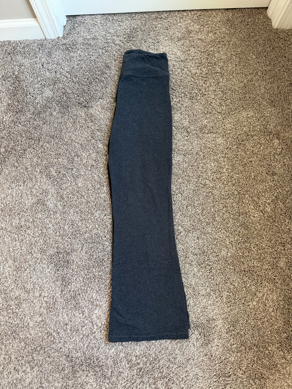 Black Straight Leg Knit Pants